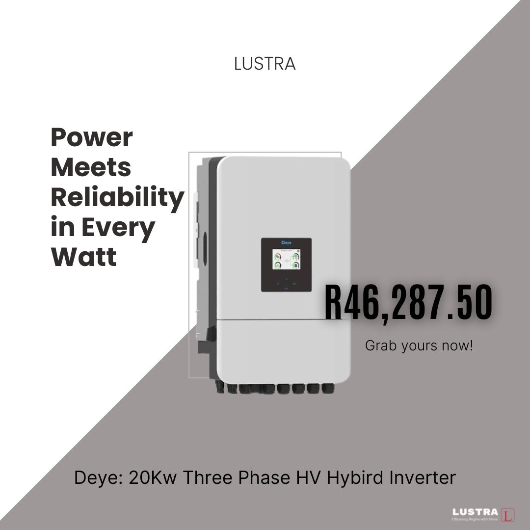 Deye: 20Kw Three Phase HV Hybrid Inverter