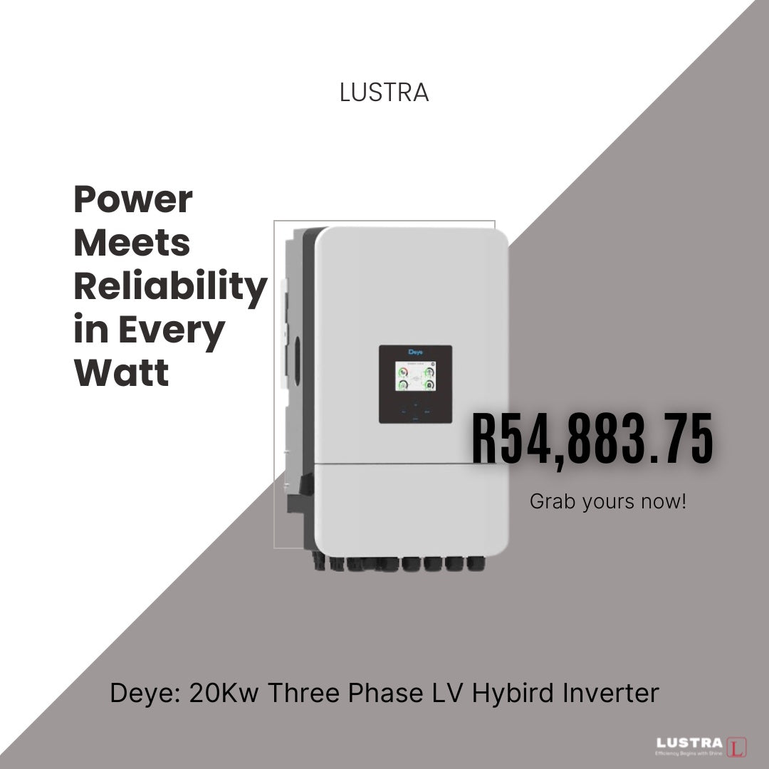 Deye: 20Kw Three Phase LV Hybrid Inverter