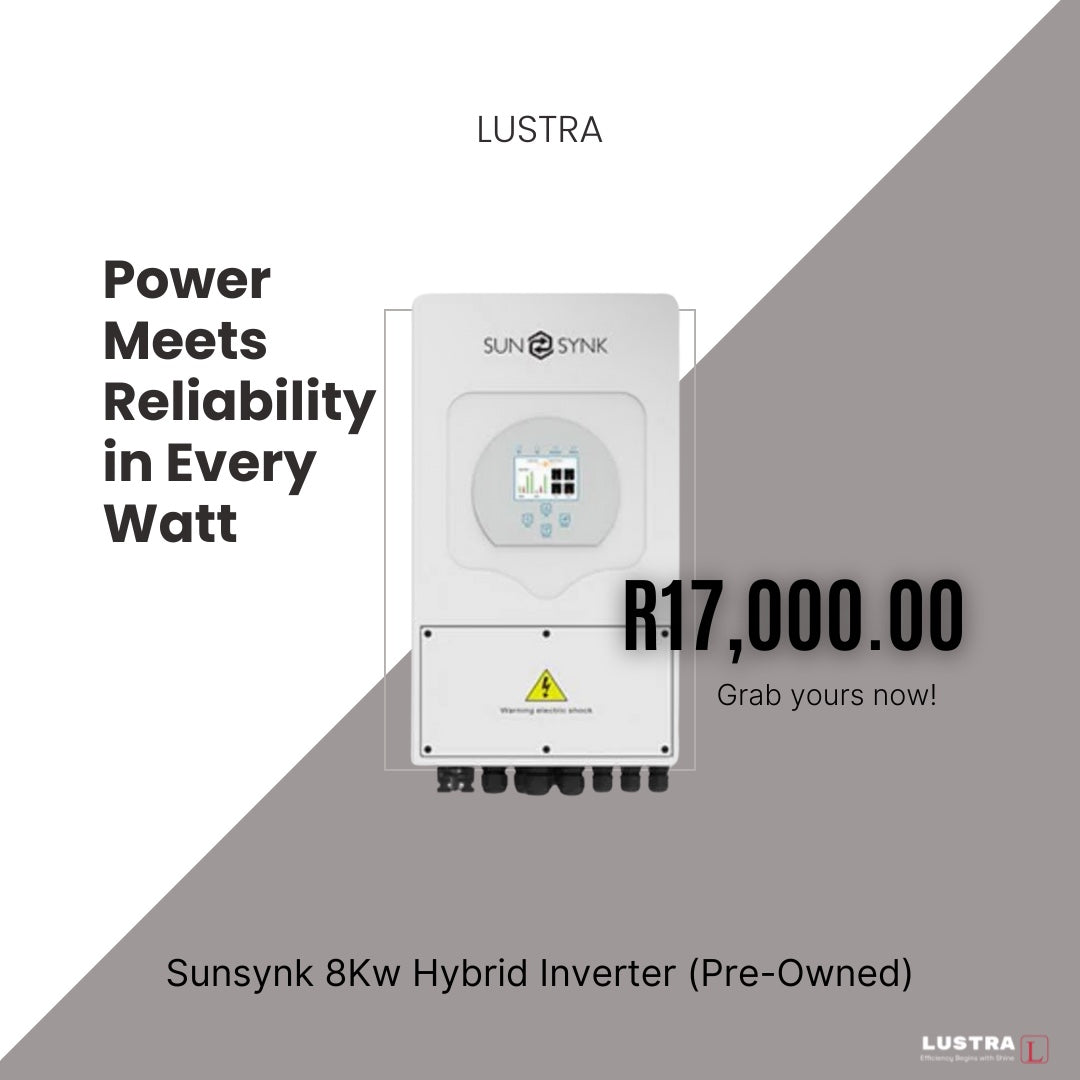 Sunsynk 8Kw Hybrid Inverter (Pre-Owned)